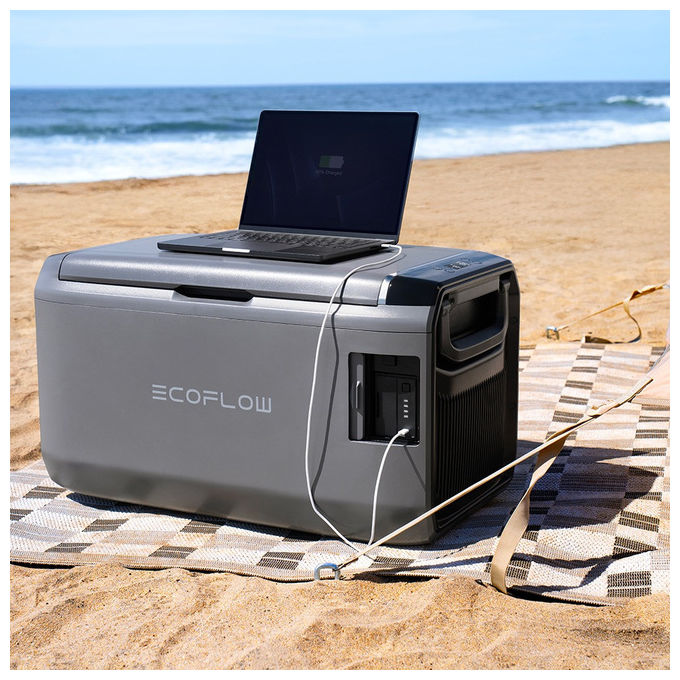 EcoFlow EFGLACIER35L-EU-NBOX Glacier Classic Frigo Portatile Compressore 35 L -20°C 38 dB IPX4 Controllo App colore Grigio