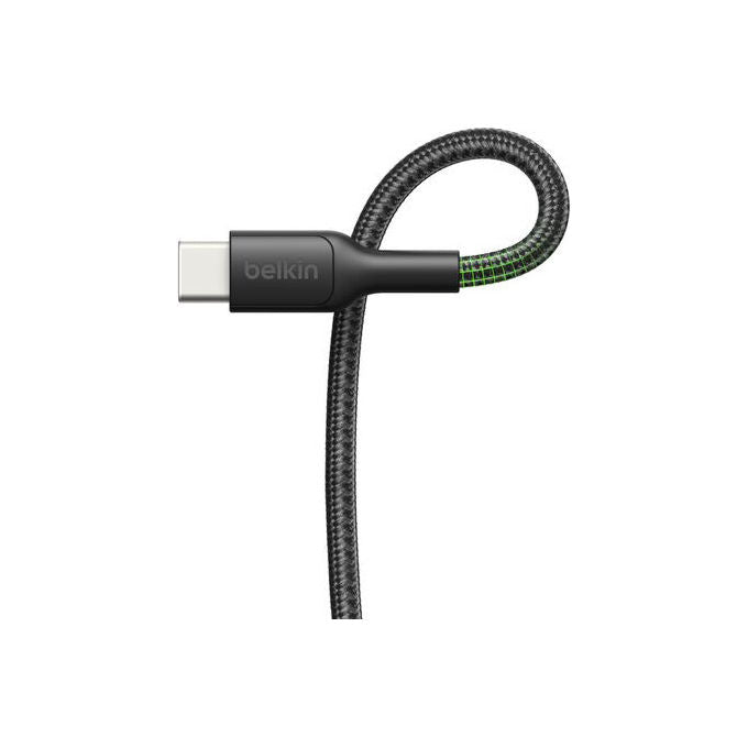 Belkin ENA008HQ2MBK Cavo USB-C USB-C 2.0 Intrecciato Ricarica Rapida 60W 2 m Nintendo Switch 2 colore Nero