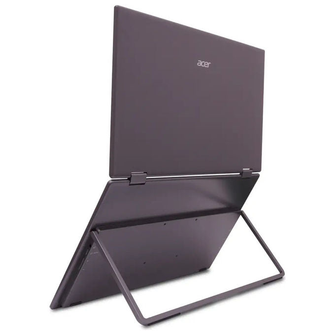Acer PD163QBMIUUX Monitor Portatile 15.6'' Full HD IPS LED 1920x1080 60Hz 250 cd-m² Hub USB-C HDMI colore Grigio