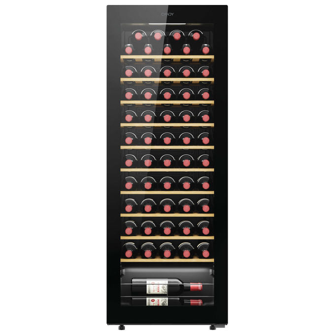 Candy CWC058 DiVino Cantinetta Vino Libera Installazione 58 Bottiglie 1 Zona 5-20°C Touch Wi-Fi LED 37 dB Classe G colore Nero