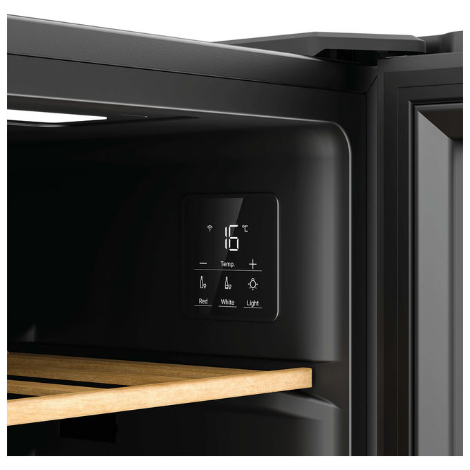Candy CWC058 DiVino Cantinetta Vino Libera Installazione 58 Bottiglie 1 Zona 5-20°C Touch Wi-Fi LED 37 dB Classe G colore Nero