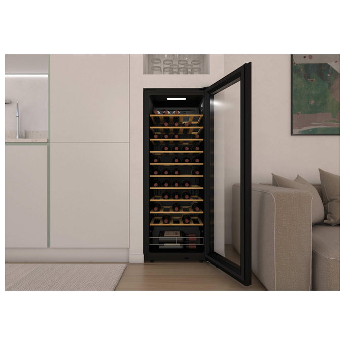Candy CWC058 DiVino Cantinetta Vino Libera Installazione 58 Bottiglie 1 Zona 5-20°C Touch Wi-Fi LED 37 dB Classe G colore Nero