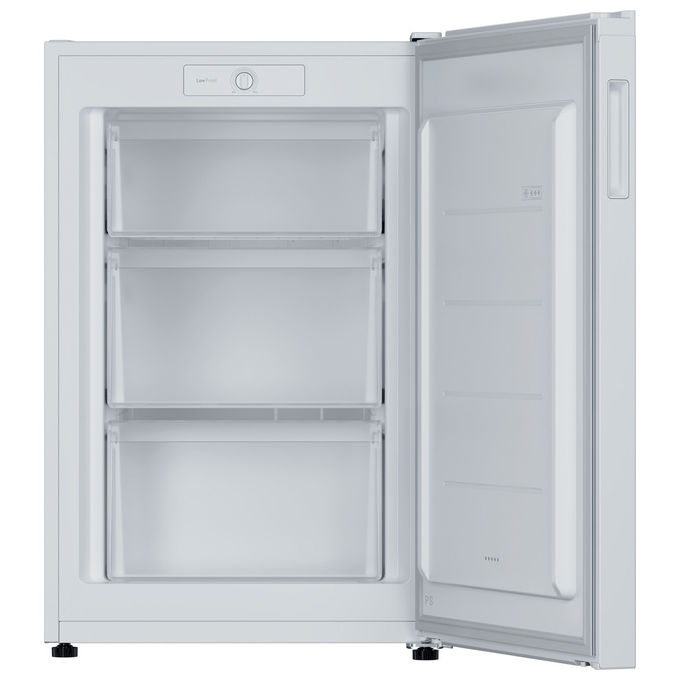 Candy CNUQ2L58EW Congelatore Verticale 90 L 86 cm Classe E 37 dB 3 Cassetti colore Bianco