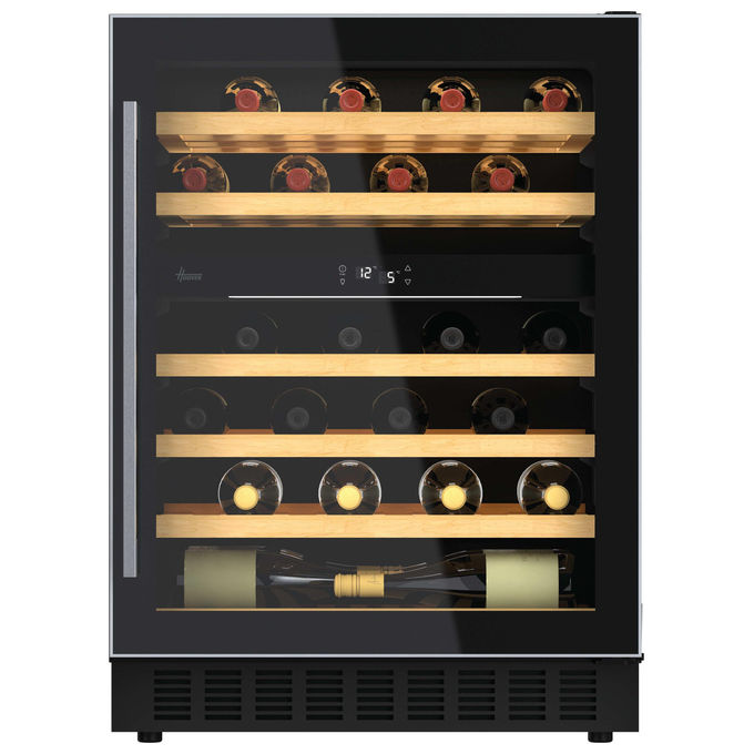 Hoover HWCB 60-N H-Wine 700 Cantinetta Vino 46 Bottiglie Doppia Zona Temperatura Classe G 39 dB colore Nero