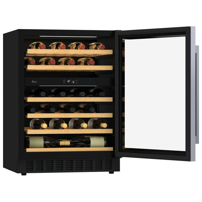 Hoover HWCB 60-N H-Wine 700 Cantinetta Vino 46 Bottiglie Doppia Zona Temperatura Classe G 39 dB colore Nero