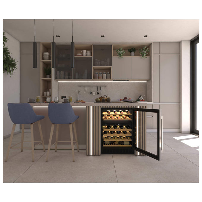Hoover HWCB 60-N H-Wine 700 Cantinetta Vino 46 Bottiglie Doppia Zona Temperatura Classe G 39 dB colore Nero