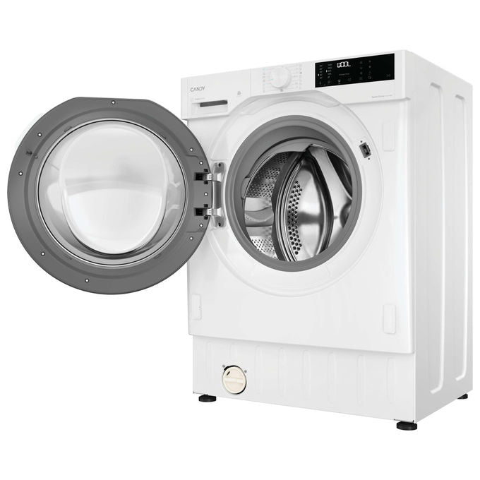 Candy BC4S485M4D8-S Lavasciuga da Incasso Frontale 8-5 Kg 1400 rpm Classe A Inverter Wi-Fi (82x60x52,5 cm) colore Bianco