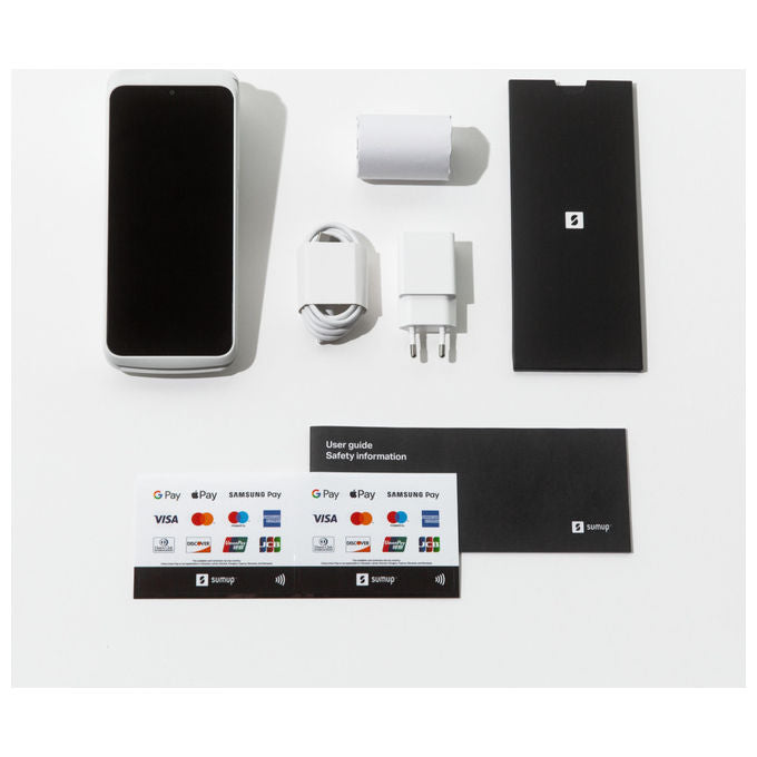 SumUp RDR-SAT-012 Terminal Terminale POS Wi-Fi 4G NFC Bluetooth 5.0 Stampante Integrata colore Bianco