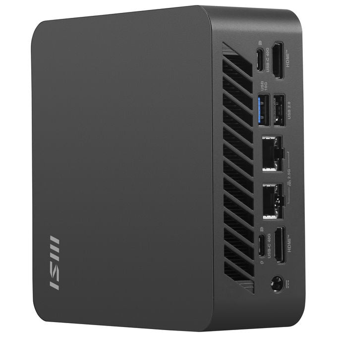 MSI CUBI Z AI 8M-006BEU Mini PC Barebone AMD Ryzen 7 8845HS Wi-Fi 6E RAM DDR5 64 GB colore Nero
