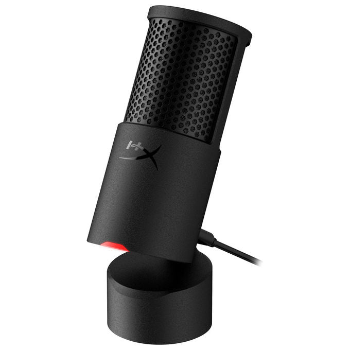 HyperX AR0A0AA SoloCast 2 Microfono USB Cardioide 96 kHz tap-to-mute Filtro antipop Gaming Streaming colore Nero