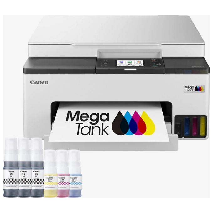 Canon GX1050 MAXIFY Stampante Multifunzione Inkjet A4 600x1200 DPI Wi-Fi Ethernet USB Fronte Retro colore Nero Bianco