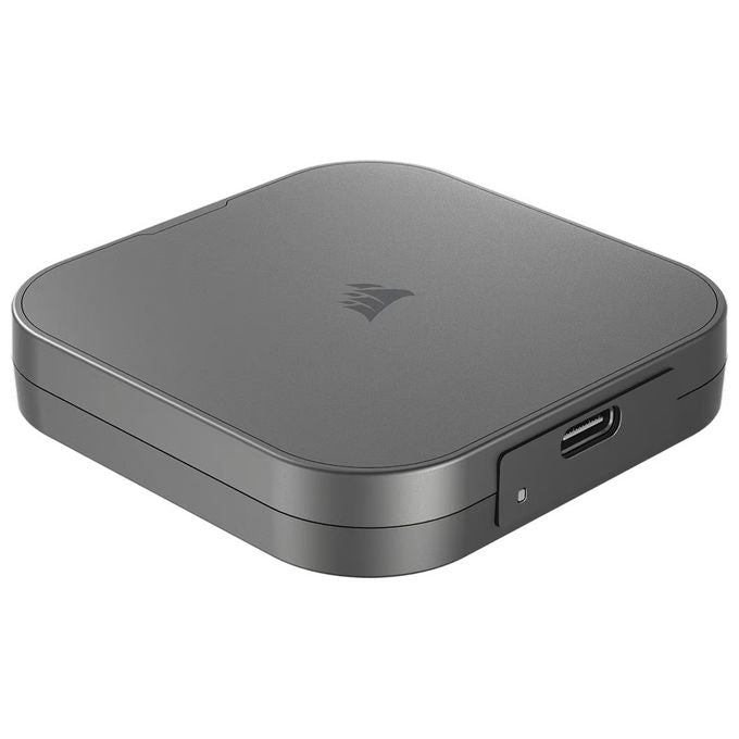 Corsair CSSD-EX300U2TB EX300U SSD Esterno Portatile 2TB USB Type-C 3.2 Gen 2 1100 MB-s MagSafe colore Grigio