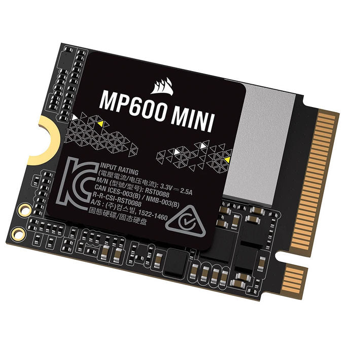 Corsair CSSD-F1000GBMP600MNR2 MP600 Mini SSD M.2 2230 1 TB PCIe 4.0 x4 NVMe 1.4 3D TLC NAND 7000 MB-s