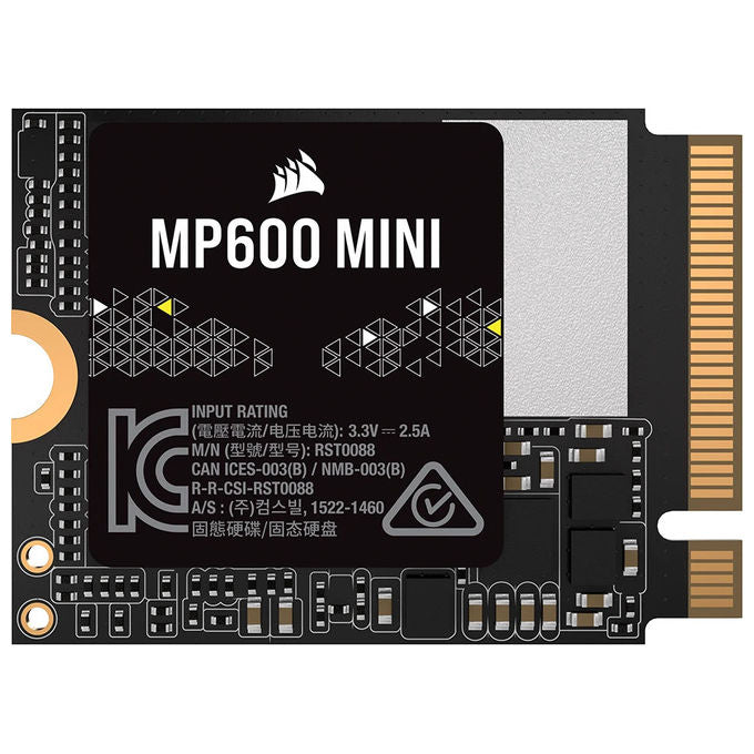 Corsair CSSD-F1000GBMP600MNR2 MP600 Mini SSD M.2 2230 1 TB PCIe 4.0 x4 NVMe 1.4 3D TLC NAND 7000 MB-s