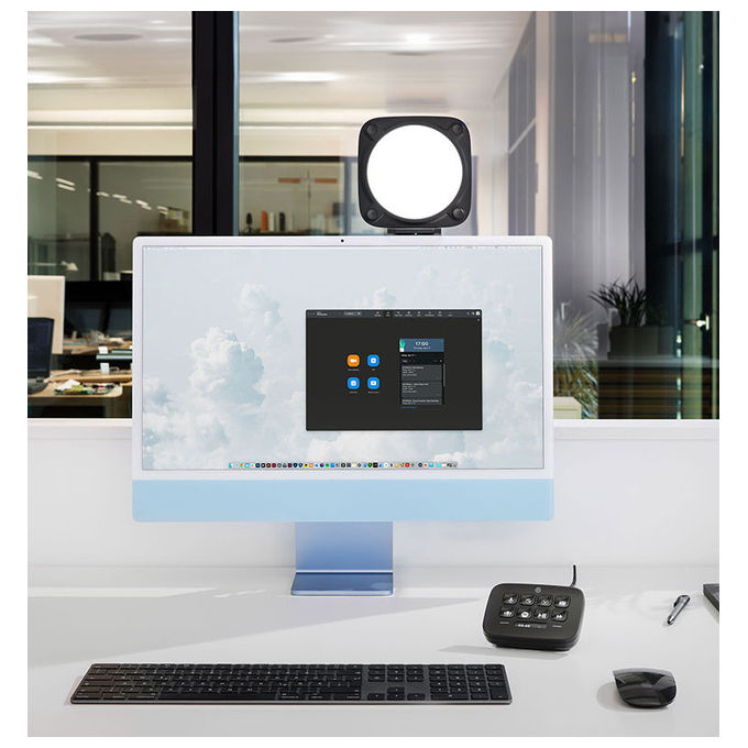 Elgato 10LAJ9911 Key Light Neo Pannello LED 15 W 2900K 7000K CRI 94 Streaming Videochiamate colore Nero