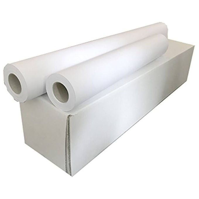 Sa.Ba.Cart 17361005050P00080 Rotoli Carta Plotter A1 610 mm x 50 mt 80 g-mq Opaca Inkjet Pura Cellulosa 4 Pezzi colore Bianco