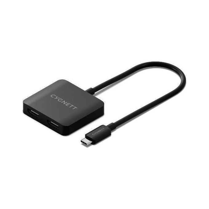 Cygnett CY5391CYHUB Unite Hub USB-C 2 in 1 Doppio HDMI 4K 60Hz MST Thunderbolt colore Nero