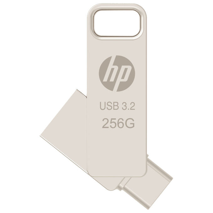 HP HPFD206C-256 Chiavetta USB 256 GB Type-A Type-C 3.2 Gen 2 100 MB-s colore Argento