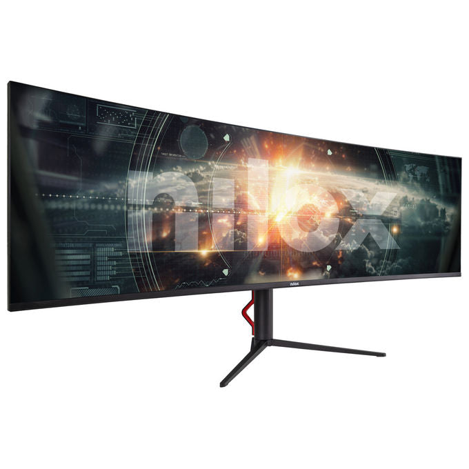 Nilox NXM49CRVDC Monitor PC 49'' Curvo IPS Dual QHD 5120x1440 144Hz 1ms Hub USB VESA colore Nero