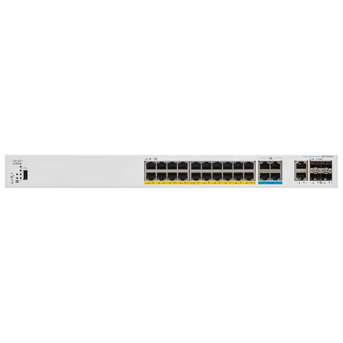Cisco C1300-24MGP-4X Catalyst Switch Gestito L2-L3 16 porte GE 8 porte 2.5GE 4 slot SFP+ 10GE PoE+ 375W colore Grigio