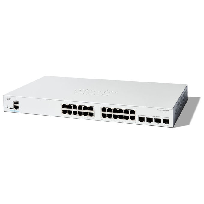 Cisco C1200-24T-4X Catalyst 1200 Switch Gestito L2-L3 24 Porte Gigabit Ethernet 4x10G SFP+ colore Bianco