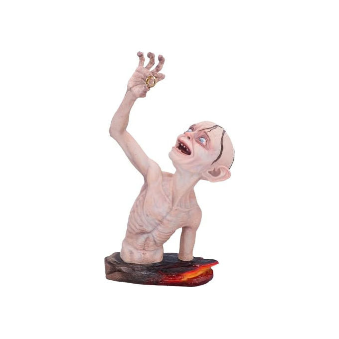 Nemesis Now 632FIL003 Il Signore degli Anelli Busto Gollum in Resina Dipinto a Mano 39 cm