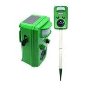Vigor 9754910 CROW Scacciavolatili Ultrasuoni Solare Dissuasore Volatili Sensore PIR 8m
