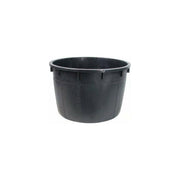 ICS Mastello Tondo Contenitore da Giardino 210 L Polietilene Uso Esterno Senza Manici colore Nero