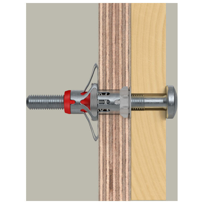 Fischer DUOHM 4X55 S PH PZ Tassello a Muro per Cartongesso Acciaio Nylon 4 mm 55 mm 25 Pezzi colore Grigio