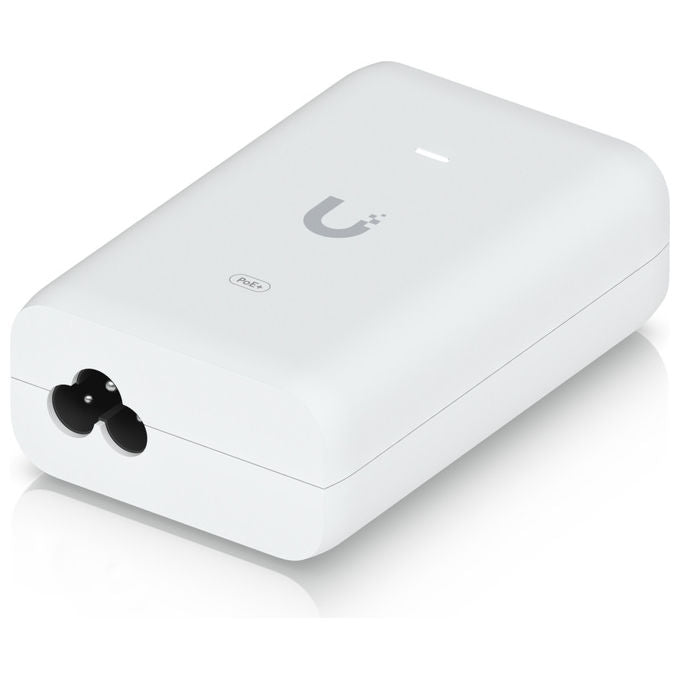 Ubiquiti UACC-POE+-2.5G Iniettore PoE+ 2.5 Gigabit Ethernet 48V 30W Protezione Sovratensione colore Bianco