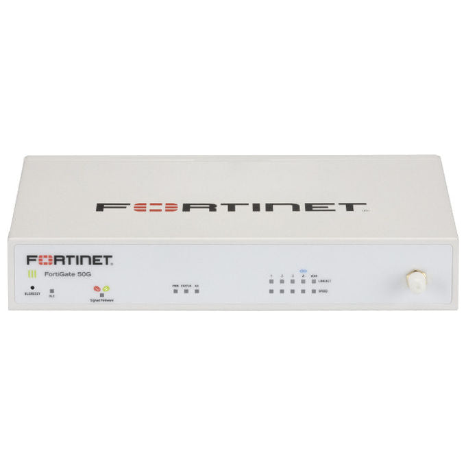 Fortinet FG-50G FortiGate Firewall Hardware Desktop 5 Gbit-s 5 Porte Gigabit RJ-45 Wi-Fi 6 VPN IPSec 4,5 Gbit-s