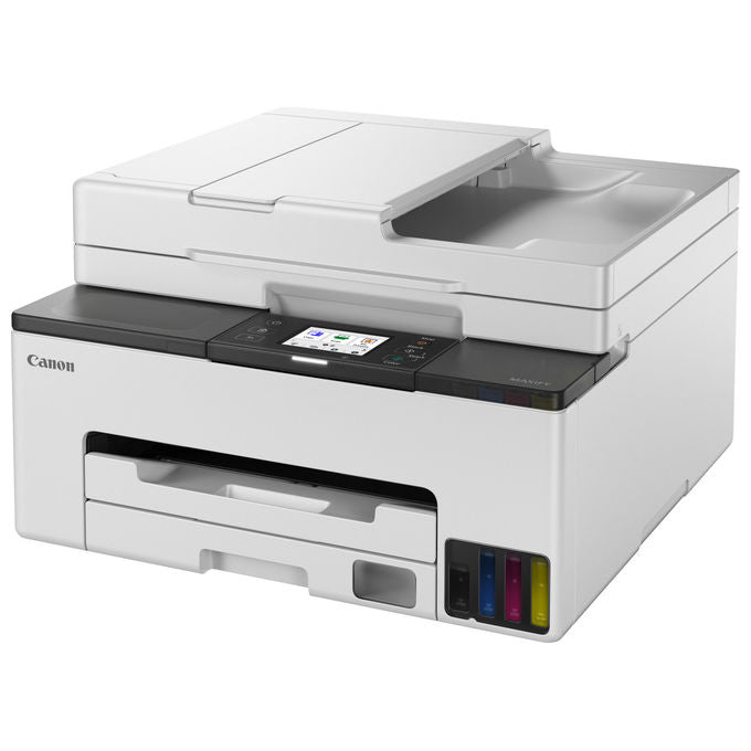 Canon GX2050 MAXIFY Stampante Multifunzione Inkjet A4 Wi-Fi Ethernet Fax Fronte Retro 600x1200 DPI 15 ipm colore Nero Bianco