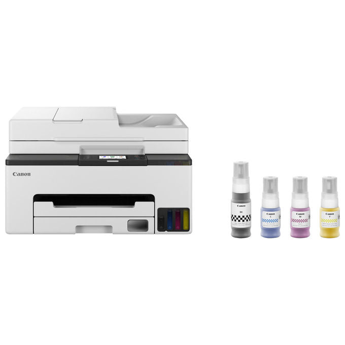 Canon GX2050 MAXIFY Stampante Multifunzione Inkjet A4 Wi-Fi Ethernet Fax Fronte Retro 600x1200 DPI 15 ipm colore Nero Bianco
