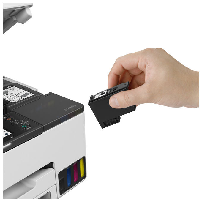 Canon GX2050 MAXIFY Stampante Multifunzione Inkjet A4 Wi-Fi Ethernet Fax Fronte Retro 600x1200 DPI 15 ipm colore Nero Bianco