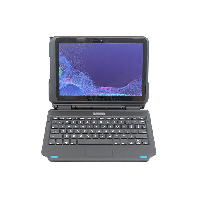 Gamber-Johnson 7160-1872-00 Tastiera per Tablet QWERTY Inglese US Pogo Pin Touchpad Samsung Tab Active Pro Tab Active4 Pro colore Nero