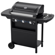 Campingaz 2226301 Compact 3 LS Barbecue a Gas 3 Bruciatori 9600 W DualGas GPL Metano Fornello Laterale 2100 W colore Nero