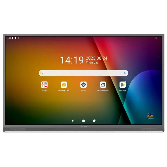 ViewSonic IFP8652-2F Lavagna Interattiva 86'' 4K Ultra HD Touch Infrarossi 40 Punti Android 11 colore Nero
