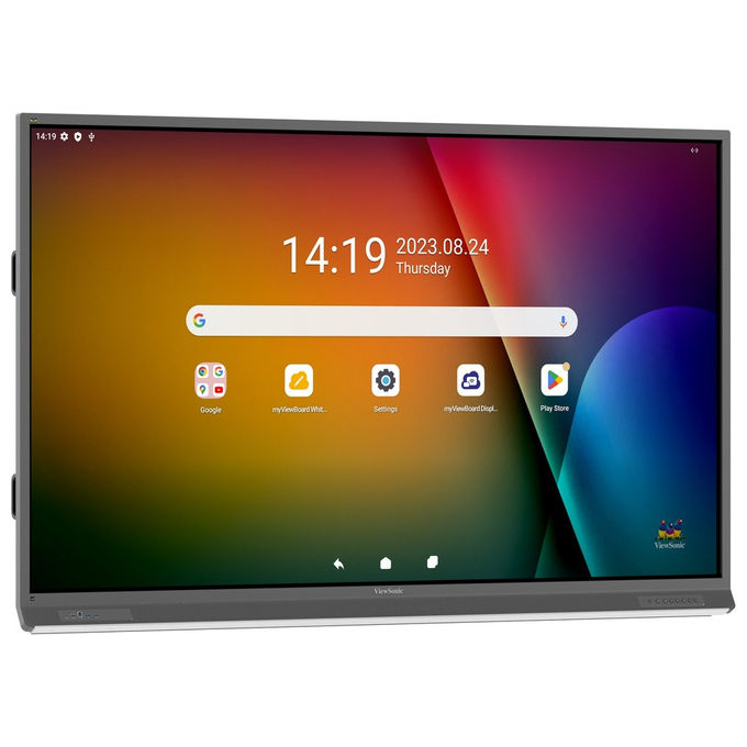 ViewSonic IFP8652-2F Lavagna Interattiva 86'' 4K Ultra HD Touch Infrarossi 40 Punti Android 11 colore Nero