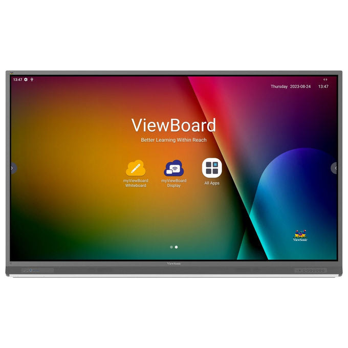 ViewSonic IFP8652-2F Lavagna Interattiva 86'' 4K Ultra HD Touch Infrarossi 40 Punti Android 11 colore Nero