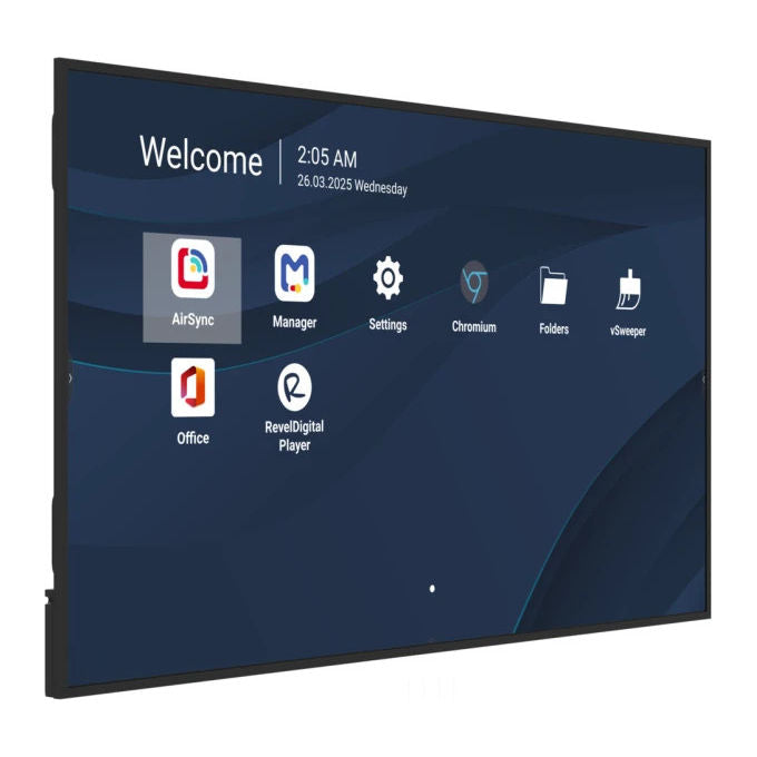 ViewSonic CDE7531-1C Display Segnaletica Digitale 75'' 4K Ultra HD Android 14 Wi-Fi 500 cd-m² 24-7 colore Nero