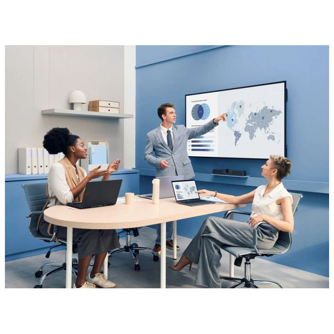 ViewSonic CDE7531-1C Display Segnaletica Digitale 75'' 4K Ultra HD Android 14 Wi-Fi 500 cd-m² 24-7 colore Nero