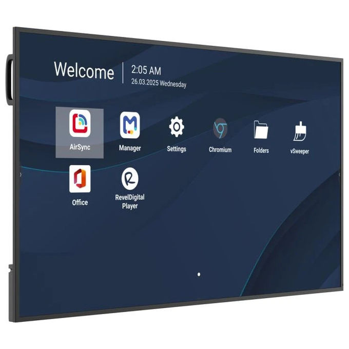 ViewSonic CDE6514-2C Display Segnaletica Digitale 65'' 4K Ultra HD LCD Android 14 500 cd-m² 24-7 Wi-Fi colore Nero