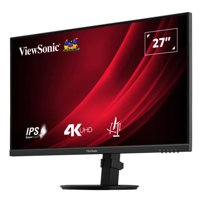ViewSonic VG2708-4K Monitor PC 27'' 4K Ultra HD IPS LED 3840x2160 HDR10+ 60Hz colore Nero