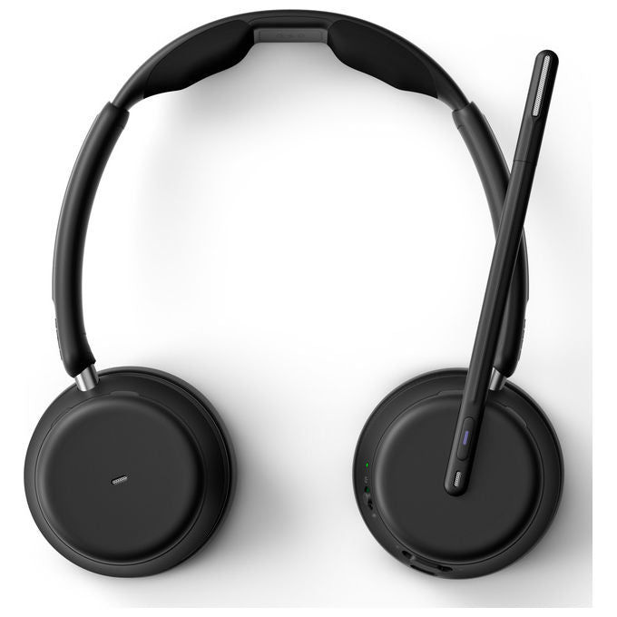 Epos IMPACT 1060T Cuffie Binaurali Wireless Bluetooth per Ufficio Microfono a Braccetto Certificazione Microsoft Teams colore Nero
