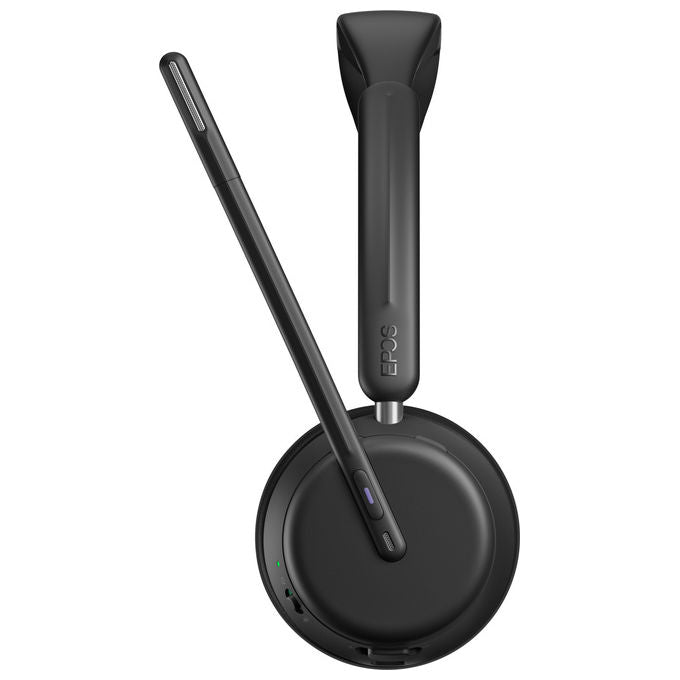 Epos IMPACT 1060T Cuffie Binaurali Wireless Bluetooth per Ufficio Microfono a Braccetto Certificazione Microsoft Teams colore Nero