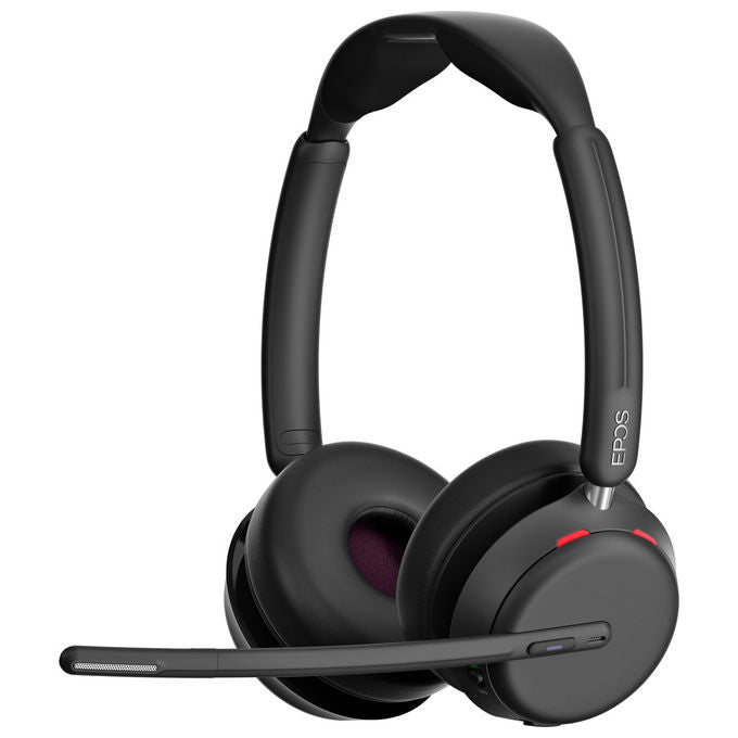 Epos IMPACT 1060T Cuffie Binaurali Wireless Bluetooth per Ufficio Microfono a Braccetto Certificazione Microsoft Teams colore Nero