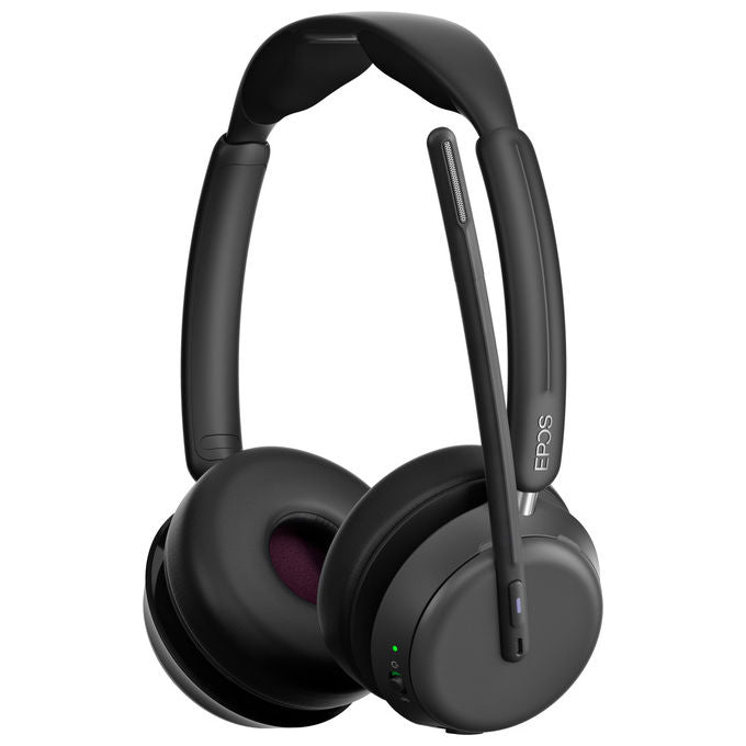 Epos IMPACT 1060T Cuffie Binaurali Wireless Bluetooth per Ufficio Microfono a Braccetto Certificazione Microsoft Teams colore Nero