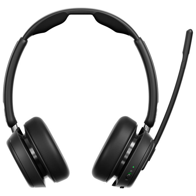 Epos IMPACT 1060T Cuffie Binaurali Wireless Bluetooth per Ufficio Microfono a Braccetto Certificazione Microsoft Teams colore Nero