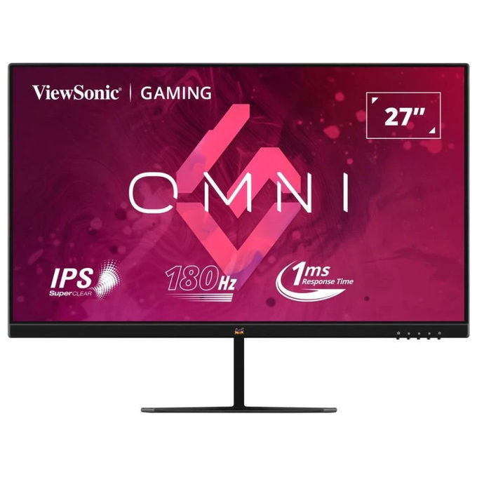 ViewSonic VX2779-HD-PRO OMNI Monitor Gaming 27'' Full HD IPS 180Hz 1ms AMD FreeSync HDR10 colore Nero