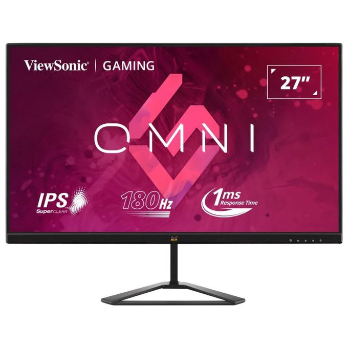 ViewSonic VX2779-HD-PRO OMNI Monitor Gaming 27'' Full HD IPS 180Hz 1ms AMD FreeSync HDR10 colore Nero